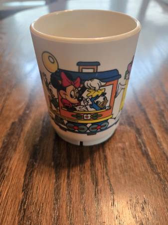 Vintage Walt Disney Mickey Mouse Train Superseal Kids Cup 1