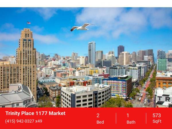 $3,422 / 2br - 573ft2 - Apartamentos modernos en rascacielos con comodidades de lujo (centro / cívico / van ness)63671991747969123