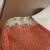 Distressed Studded Shoulder Orange and Gold Metallic Sweater 3 thumbnail