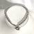 Brand new from Italy 7” .925 silver bead, strand bracelet. 3 thumbnail