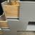 Gray Wood Bunkbed stairs with 4 built in drawers and bookcase shelf 10 thumbnail