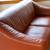 Maurice Villency Italian leather love seat 3 thumbnail