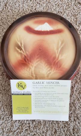 Garlic Mincer -Pottery-"New" 1