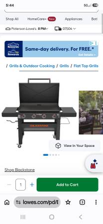Blackstone grill 1