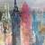 Print of Painting of Abstract City Synthetic Canvas by John Douglas 8 thumbnail