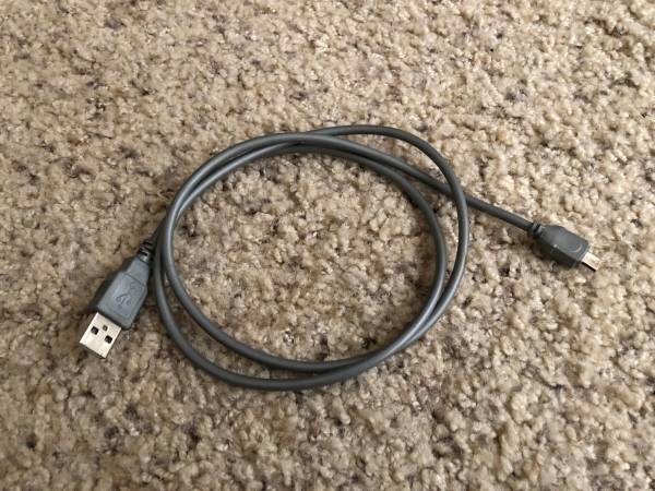 USB Micro Charging Cable 3 Feet (Gray) 1