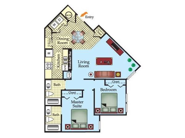 $1,499 / 2br - 981ft2 - Beautiful Senior Community (Tampa)64002494007809122