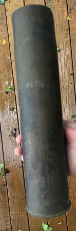Original WWI Trench Art Shell 75MM French Artillery Shell 1