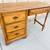 Desk writing table old school craftsmanship solid maple wood 45 " wide 1 thumbnail