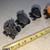 4 Dinosaur Monster Trucks Set yellow van t-rex 4X4 toy kids fun carlsb 1 thumbnail