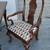 Antique Dark wood dining table w/6 chairs(E23) 4 thumbnail