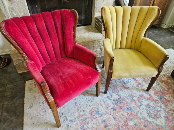 Pair of Wingback Chairs 1