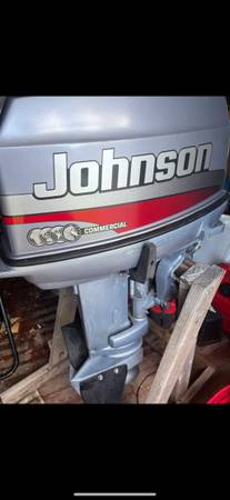 Nice running 25  commercial johnson tiller motor 1