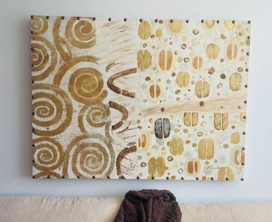 Contemporary Large Oil Painting 3.25 Ft L x 4.25 Ft W 1