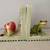 Hand Painted ceramic bookends! Frog and Snail - nursery decor 1 thumbnail
