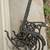 Mini 9" Cast Iron Wood Rocking Park Bench Toy, Doll House 13 thumbnail
