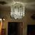 Mid Century Chrystal pendant lamp fixture by Underwriters Laboratories 11 thumbnail