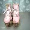 Women's Sparkly Pink Roller Skates Size 8 Good Condition 1