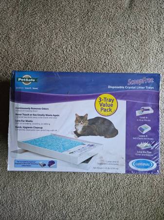 PetSafe Scoop free disposable crystal litter trays 1