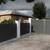 Louvered Screen Metal Fence Panels (6'Hx6'W) Black, White or Brown 16 thumbnail