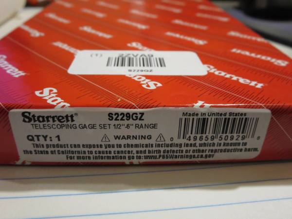 Starrett Machinist Tools - $75 (North county)62952592453249122