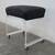 Vanity Stool Lucite Base Black Cushion 3 thumbnail
