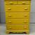 Vintage Shabby Chic Gold Painted Chest of Drawers -Mid-Century Dresser 1 thumbnail