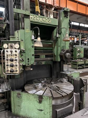 Morando 67 inch vertical turret lathe 1