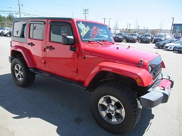 2016 Jeep Wrangler Unlimited Sahara 4x4 4dr SUV - $17995.0063482321804033124