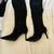 Black suede boots 2 thumbnail
