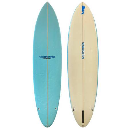 7'6" Wilderness Surfboards by George Greenough - Used Round Pin Midlen 1