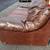 Italsofa Dark Brown Leather Sleeper Sofa with Full Mattress 5 thumbnail