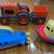 Set of 3 Green Toys Orange Tractor Vehicle + Tug Boat + Submarine 1 thumbnail