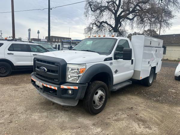 2012 Ford F550 Super Duty Utility Bed Service Work Truck 1