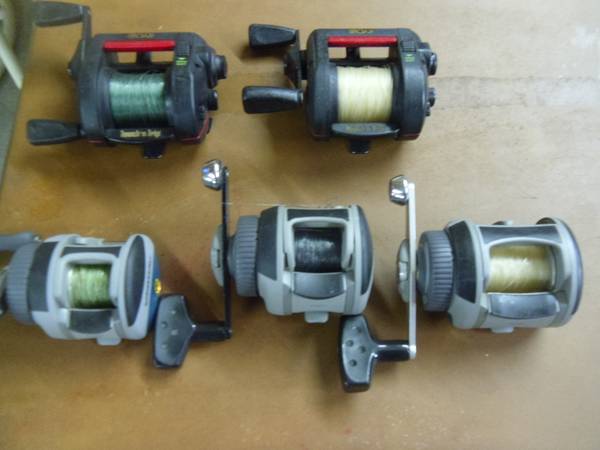 Five Baitcasting Reels!!!! 1