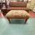 Upholstered Floral Footstool 1 thumbnail
