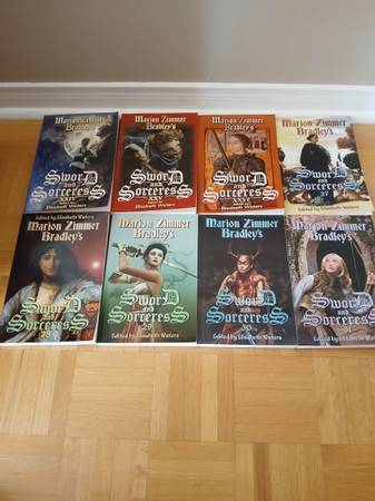 8 large softcovers - MARION ZIMMER BRADLEY - SWORDS AND SORCERES 1