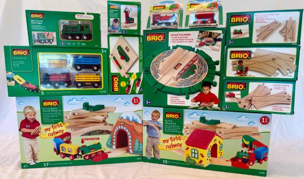 🎁 THE ULTIMATE BRIO STARTER WORLD! (12 NIB Items) 🚂 1