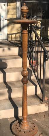 New Heavy Solid Oak Pool Cue Rack 1