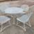 SALTERINI ORANGE SLICE CLAM SHELL PATIO SET.. VERY RARE....)*******>>> 4 thumbnail