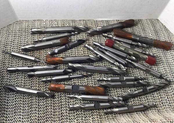 End Mill Lot D, Double Ended -Used 1