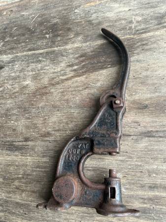 Antique hand punch or press 1