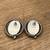 Amber/silver ear rings 2 thumbnail