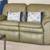 Reclining La-Z-Boy Green Leather Sofa & Loveseat Set 2 thumbnail