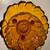 Vintage Amber Sunflower Footed Bowl 1 thumbnail