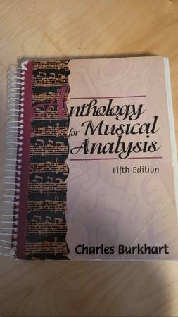 Anthology for musical analysis music book 1