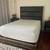 CB2 Oxford Queen Leather Electric Bed, Mattress and Nightstands 4 thumbnail