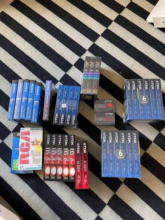 VHS blank tapes 1