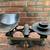 Antique cast iron scale with weights 3 thumbnail