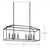 NEW 8-Light Chandelier Candlestick 40” Inch Matte Black Modernist Transitional 7 thumbnail